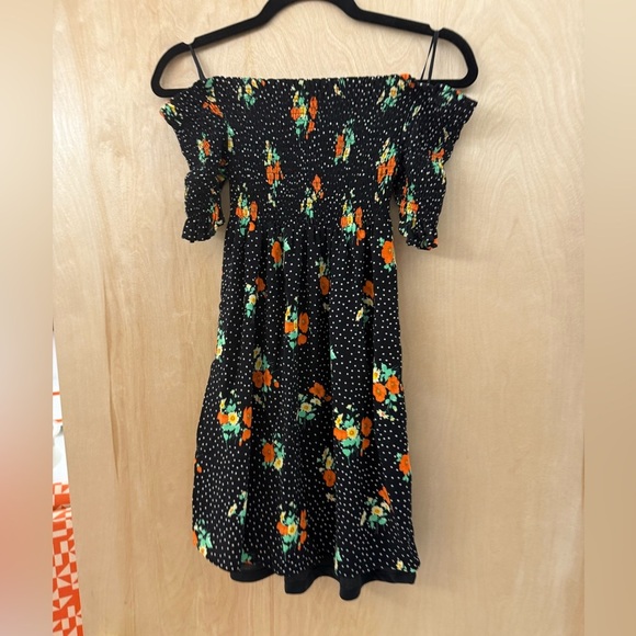 Zara Trafaluc Floral Off-Shoulder Dress: Eligible 3/$25 - Picture 1 of 7